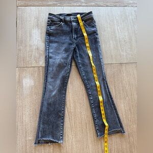 Mother denim insider step Frey crop stretch